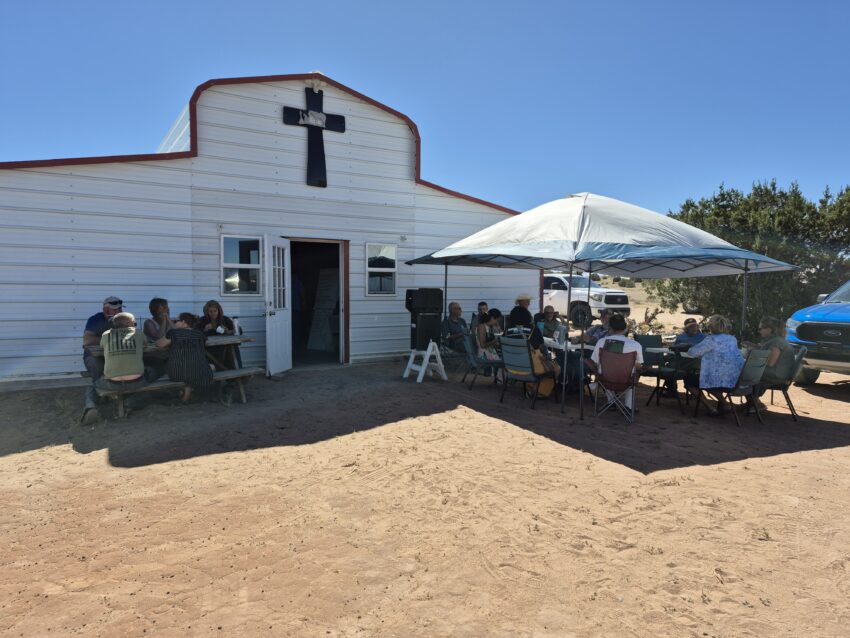off-grid homestead community church
